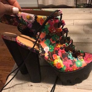 Nice floral heels
